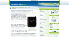 Desktop Screenshot of federatedsearchblog.com